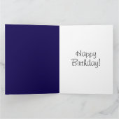 Helle Abstrakte Blume Art Karte (Innenseite)