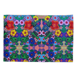 Helle Abstrakte Blume Art Kissenbezug