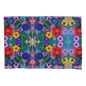 Helle Abstrakte Blume Art Kissenbezug (Vorderseite)