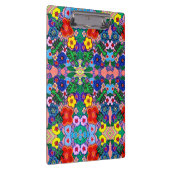 Helle Abstrakte Blume Art Klemmbrett (Rechts)
