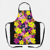 Helle Abstrakte Blume Art Schürze (Vorderseite)