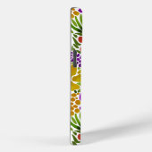 Helle, abstrakte Blumenkoffer iPhone Case (Rückseite / Rechts)