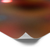 Helle Abstrakte Farben Poster (Ecke)