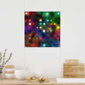 Helle Abstrakte Farben Poster (Küche)