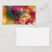 Helle abstrakte Geschäfts-Karte Visitenkarte (Vorne/Hinten)