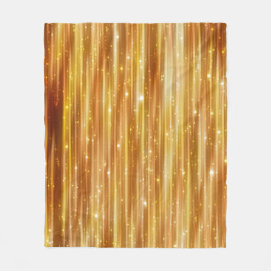 Helle abstrakte goldene Kulisse mit Glitzer Fleecedecke