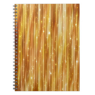Helle abstrakte goldene Kulisse mit Glitzer Notizblock