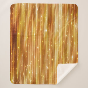Helle abstrakte goldene Kulisse mit Glitzer Sherpadecke