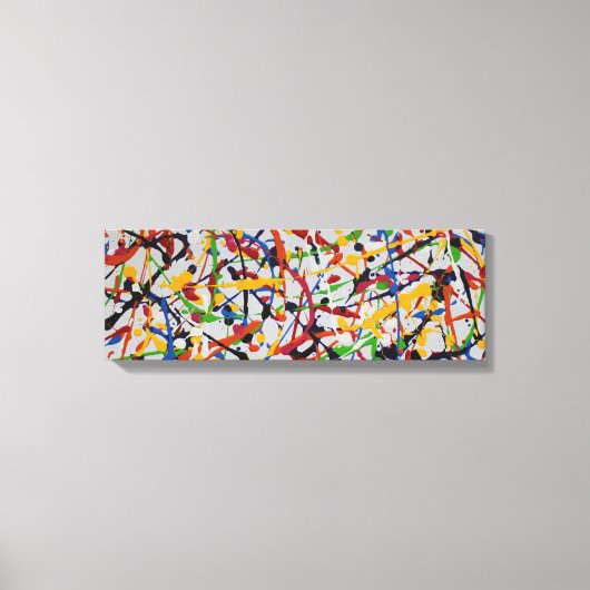 Helle Abstrakte Kunst, Farbenfreude 201288 Leinwanddruck (Vorderseite)