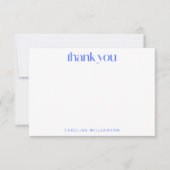 Helle Abstrakte Kunst Individuelle Name Dankeskarte (Vorderseite)