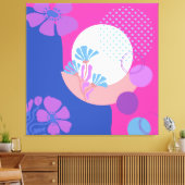 Helle Abstrakte Kunst Leinwanddruck (Insitu (Wohnzimmer))