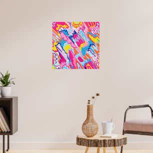 Helle Abstrakte Kunst Poster
