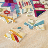 Helle abstrakte Kunst Puzzle (Seite)