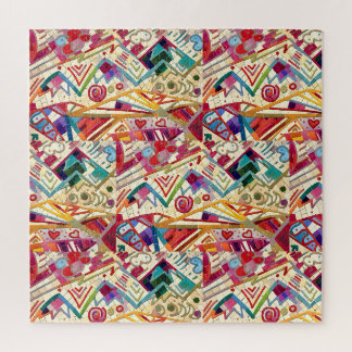 Helle abstrakte Kunst Puzzle