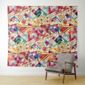 Helle abstrakte Kunst Wandteppich (Beispiel (Horizontal))