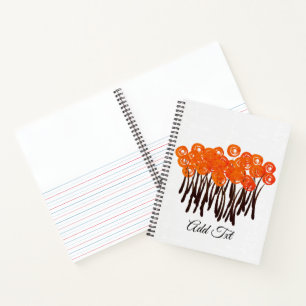 Helle Abstrakte Moderne Watercolor Art Notebook Notizbuch