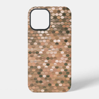 Helle abstrakte Mosaik-Vintage-Hintergrund mit Gla iPhone 12 Hülle