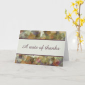 Helle abstrakte Quadrate Karte (Gelbe Blume)
