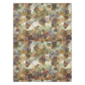 Helle abstrakte Quadrate Tischdecke (Vorderseite)