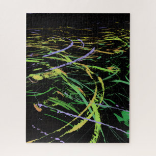 Helle abstrakte Wellen Puzzle