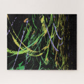 Helle abstrakte Wellen Puzzle (Horizontal)