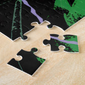 Helle abstrakte Wellen Puzzle (Seite)