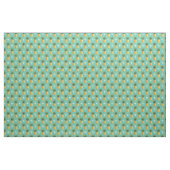 Helle Ananas auf geometrischem Muster Stoff (Fat Quarter (45,7 x 55,9 cm))