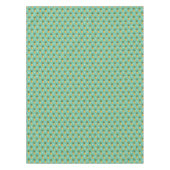 Helle Ananas auf geometrischem Muster Tischdecke (Vorderseite)