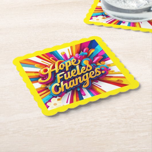 "Helle Anfänge" Untersetzer (angewinkelt)