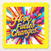 "Helle Anfänge" Untersetzer (Vorderseite)