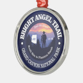 Helle Angel Trail (rd2) Ornament Aus Metall (Links)
