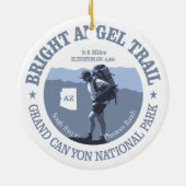 Helle Angel Trail (rd) Keramikornament (Hinten)