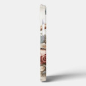 Helle antike Blumenperfektion Case-Mate iPhone Hülle (Rückseite / Links)