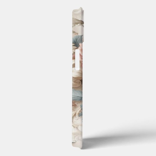 Helle antike Blumenperfektion Case-Mate iPhone Hülle (Rückseite / Rechts)