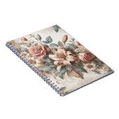 Helle antike Blumenperfektion Notizblock (Rechte Seite)