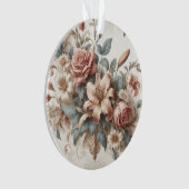 Helle antike Blumenperfektion Ornament (Vorderseite)