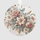 Helle antike Blumenperfektion Ornament (Rückseite)