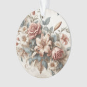 Helle antike Blumenperfektion Ornament (Vorderseite)