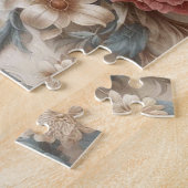 Helle antike Blumenperfektion Puzzle (Seite)
