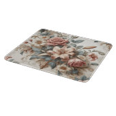 Helle antike Blumenperfektion Schneidebrett (Ecke)