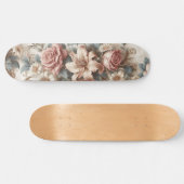 Helle antike Blumenperfektion Skateboard (Horizontal)