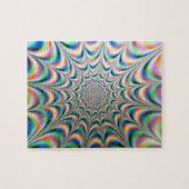 Helle Anzeige, heller Tunnel der Unendlichkeit Puzzle (Horizontal)