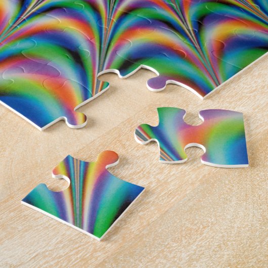 Helle Anzeige, heller Tunnel der Unendlichkeit Puzzle (Seite)