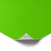 Helle Apple Green Poster (Ecke)