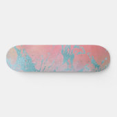 Helle Apricot Blue Foil Skateboard (Horizontal)