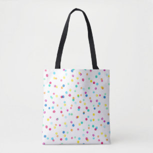 Helle Aquarellpunkte: Nahtloses Muster. Tasche
