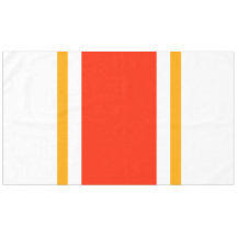 Helle, athletische, orange-gelbe Streifen