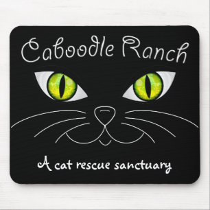 "Helle Augen" dunkles Mousepad