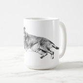 Helle Augen, erholsame Schlucke Kaffeetasse (VorderseiteRechts)