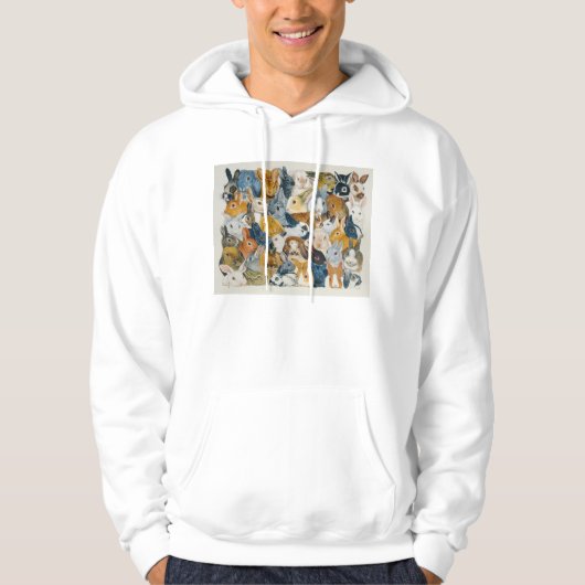 Helle Augen Hoodie (Vorderseite)